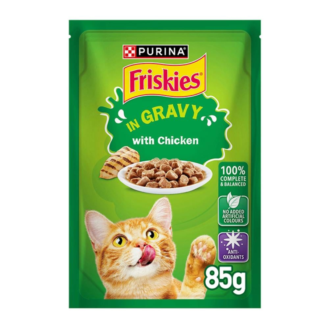 FRISKIES CAT CHICKEN GRAVY 85G